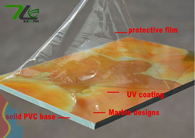 Cấu tạo tấm nhựa PVC vân đá
