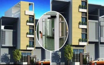 Thang máy gia đình kích thước siêu mini cửa mở tự động Thang máy gia đình kích thước siêu mini cửa mở tự động